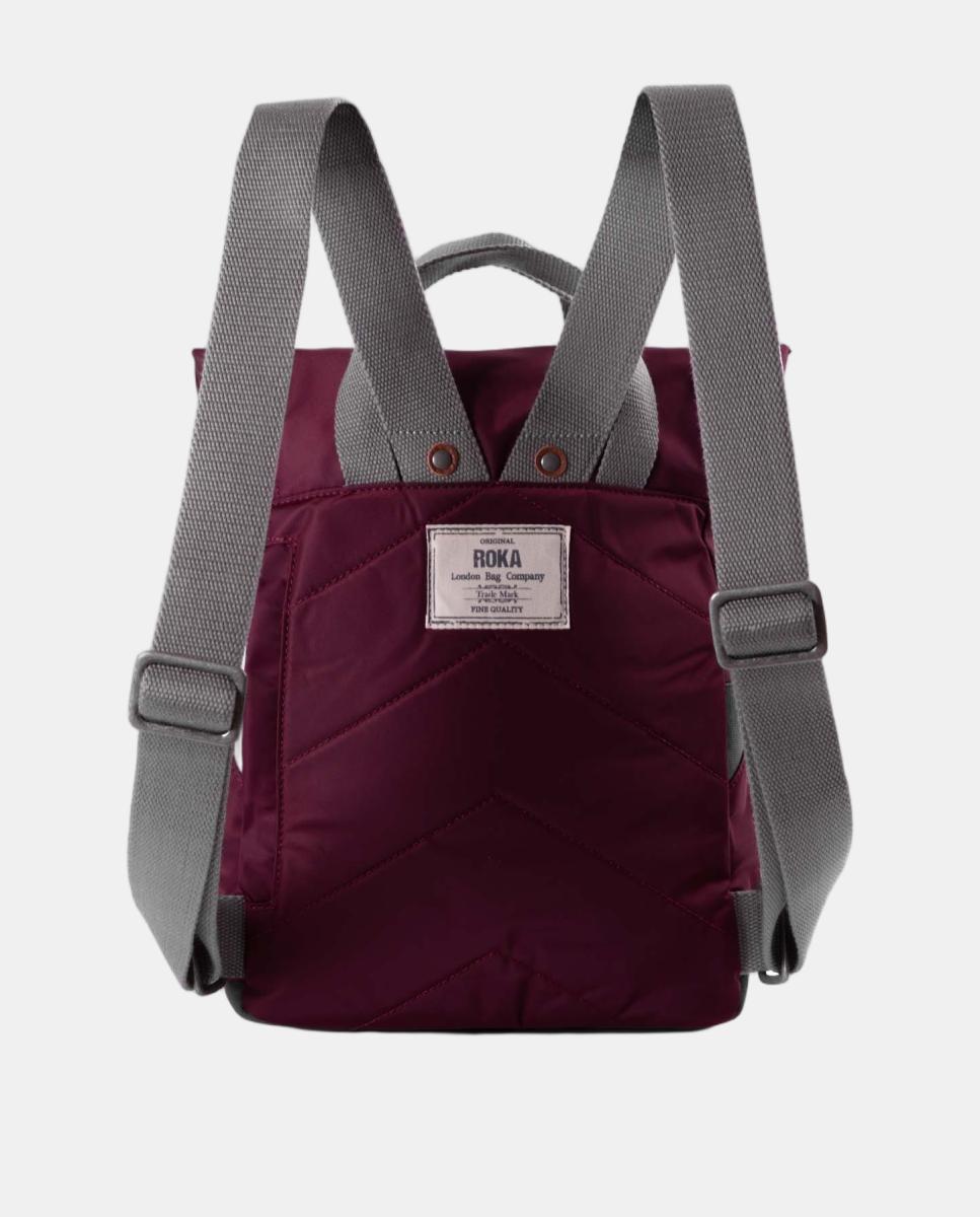 Mochila Unissexo Canfield B Recycled Pequena de Nylon Repelente à Água Grená-3