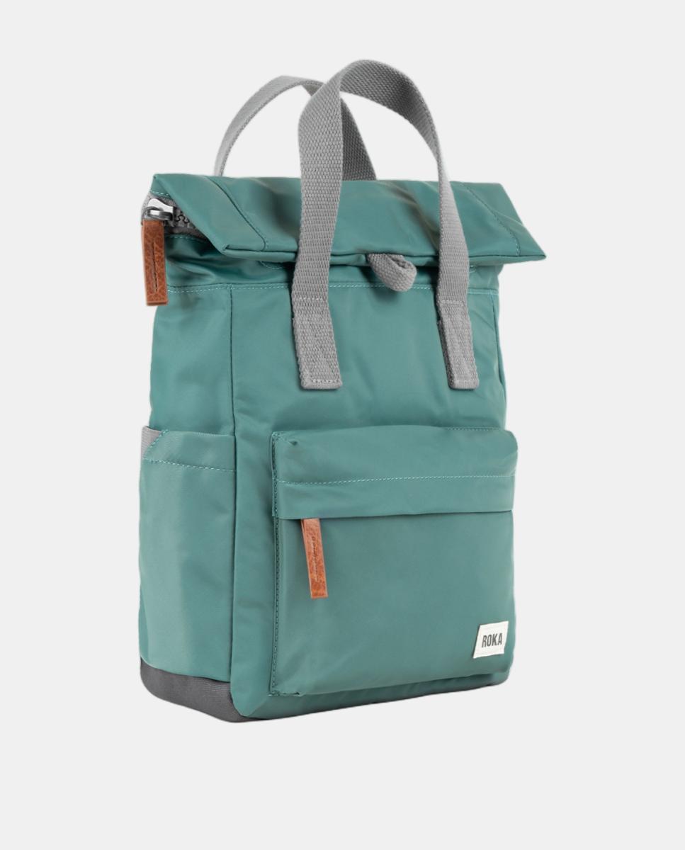 Mochila Unissexo Canfield B Recycled Pequena de Nylon Repelente à Água Azul-2