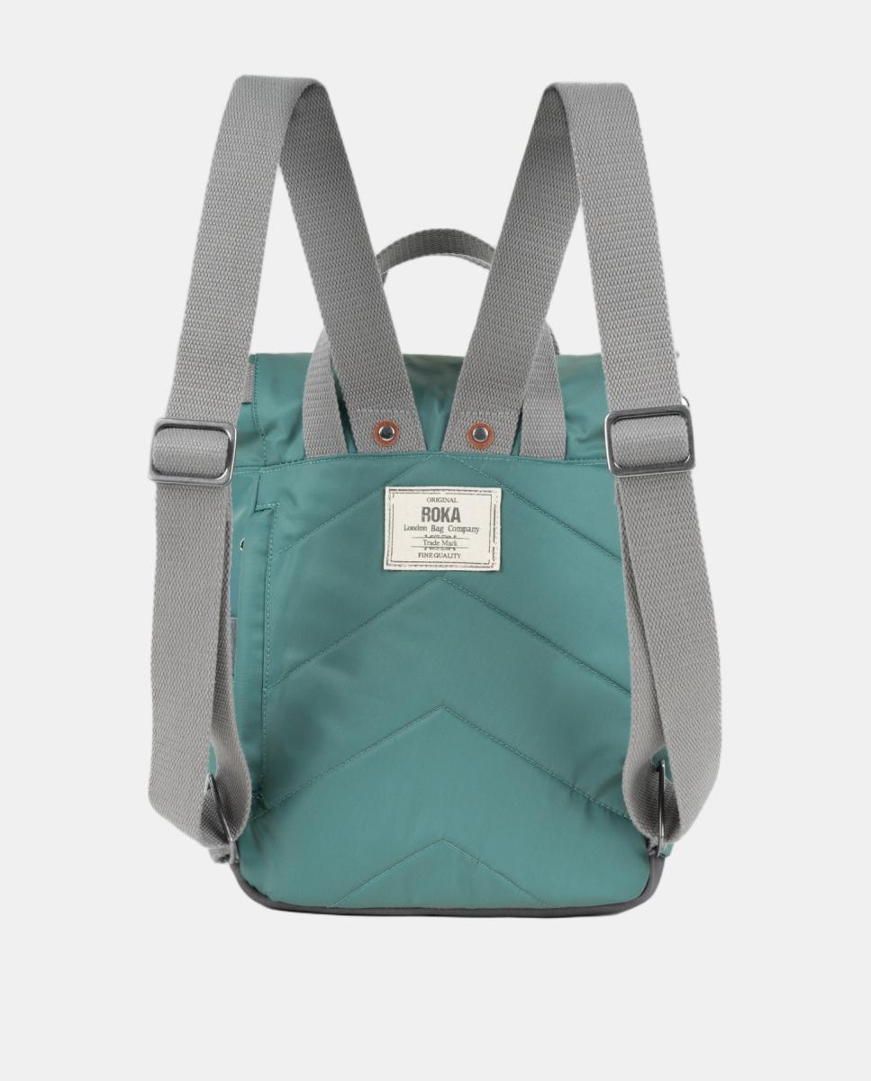 Mochila Unissexo Canfield B Recycled Pequena de Nylon Repelente à Água Azul-3