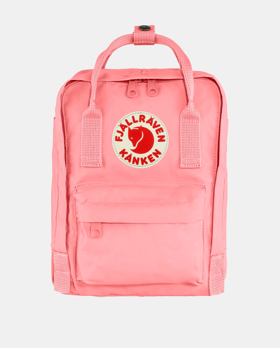 Mochila de mulher Fjällräven Kanken Mini 23561 de vinil impermeável rosa Rosa-1