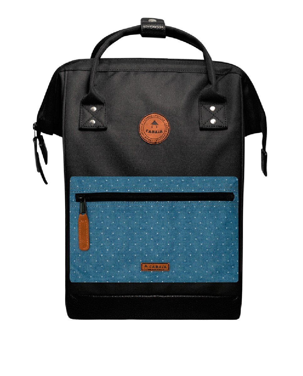 Mochila Unissexo Berlin com Fecho de Correr, Bolsos intercambiáveis e Espaço para Portátil - Preto Preto-1