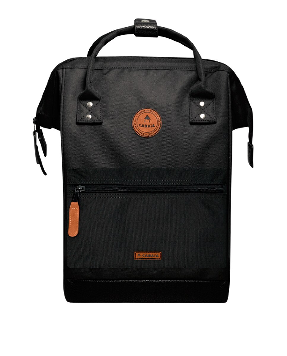 Mochila Unissexo Berlin com Fecho de Correr, Bolsos intercambiáveis e Espaço para Portátil - Preto Preto-2