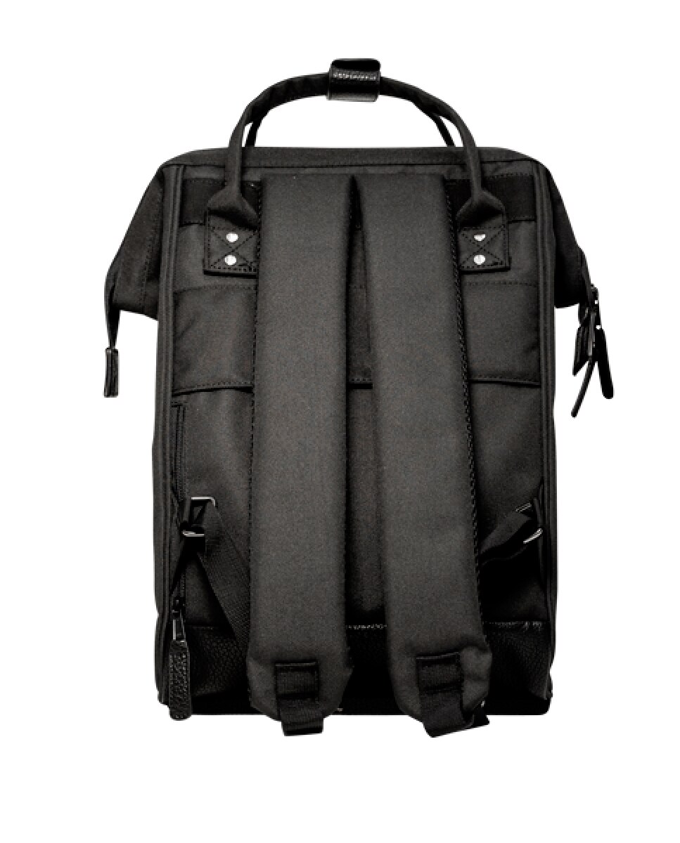 Mochila Unissexo Berlin com Fecho de Correr, Bolsos intercambiáveis e Espaço para Portátil - Preto Preto-4