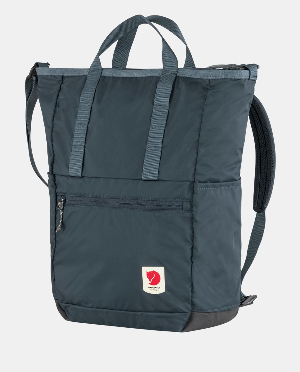 Mala tote unissexo High Coast de nylon reciclado azul-marinho conversível em mochila Azul-marinho-2