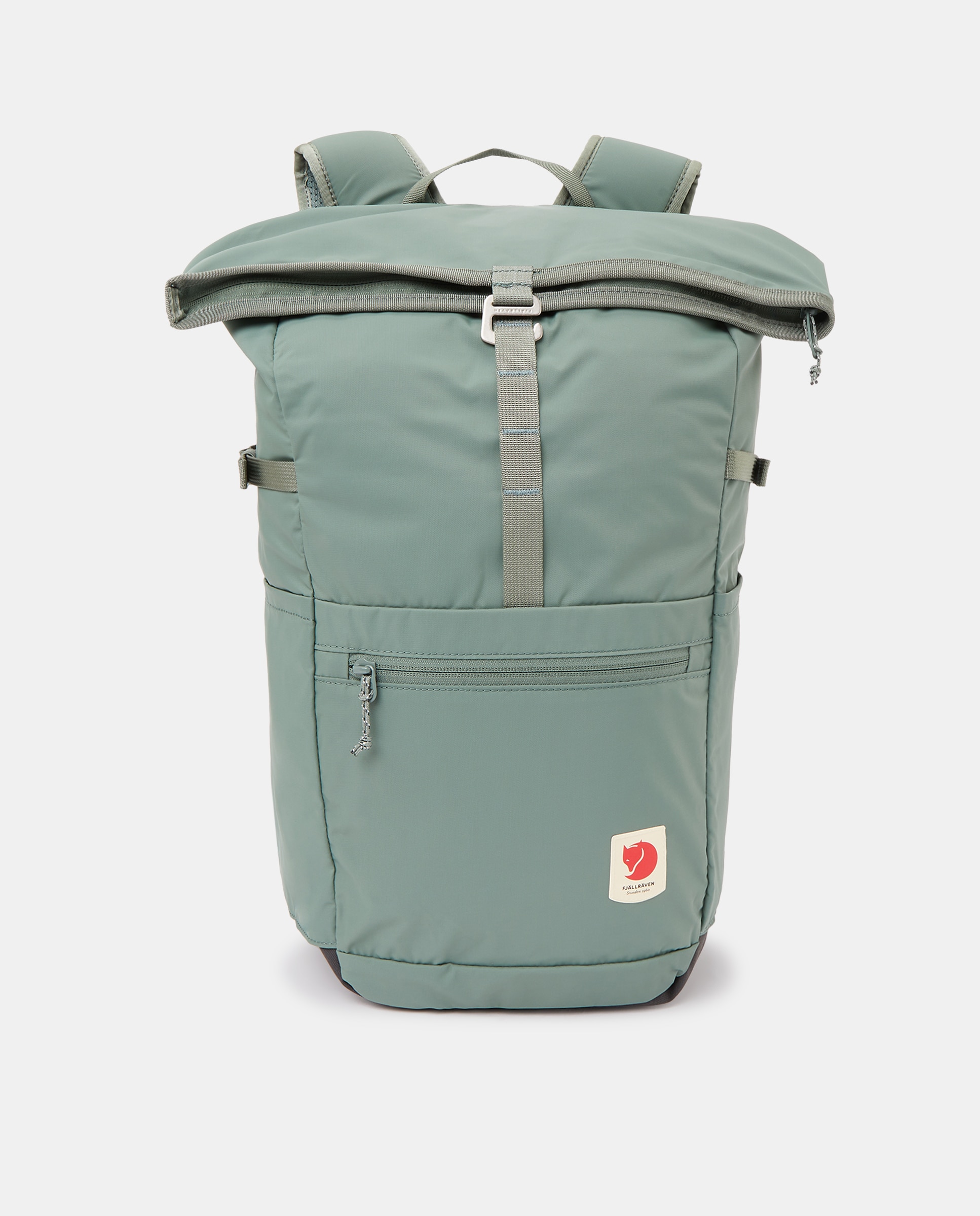 Mochila High Coast Foldsack 24 de nylon reciclado en ocre con solapa - Fjällräven - Verde Agua Verde Agua-1