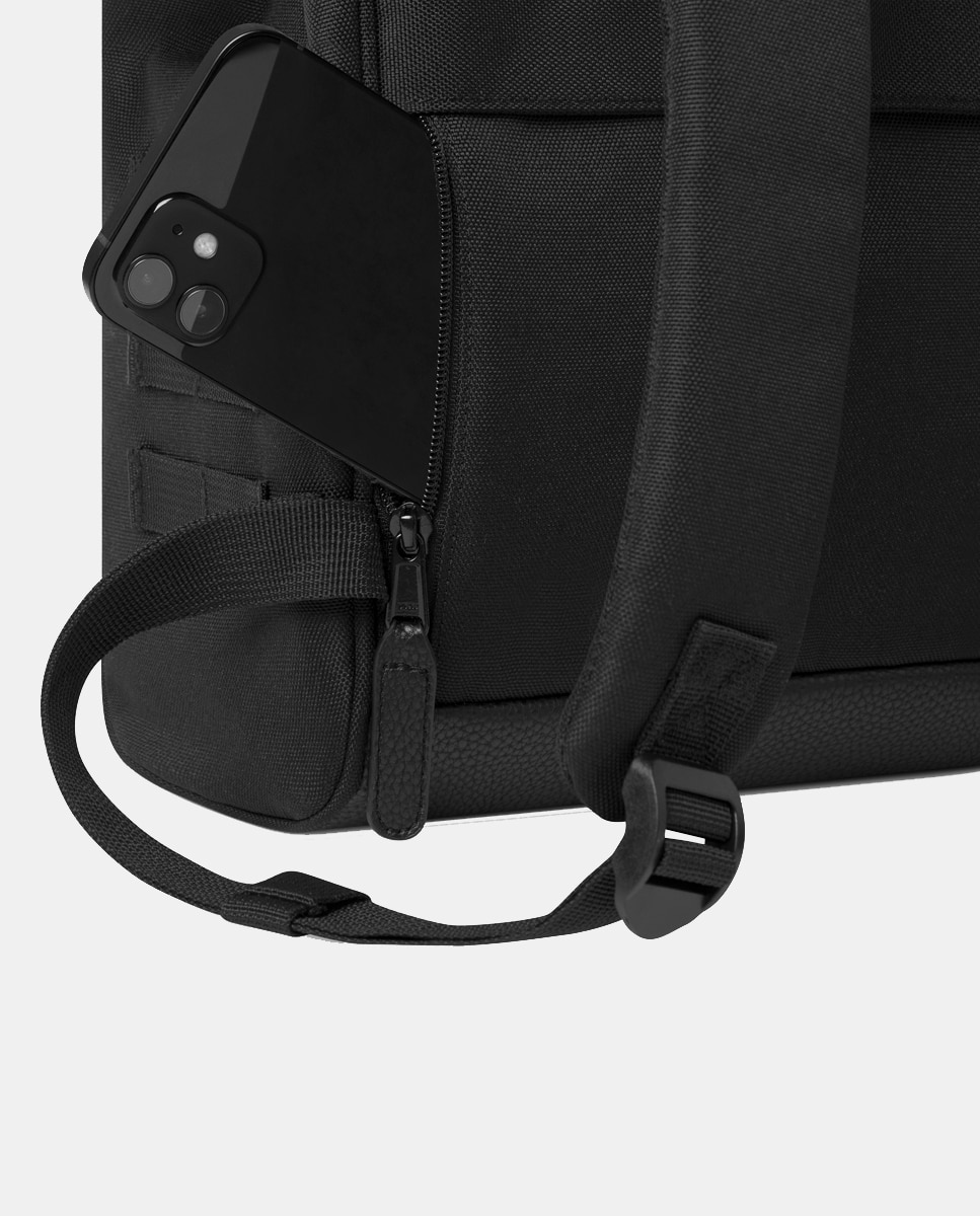 Mochila Berlin Small Repelente à Água - Preto Preto-9