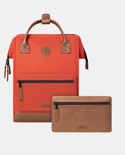 Imagem 0 de Mochila Média Bogotá Repelente à Água - Laranja