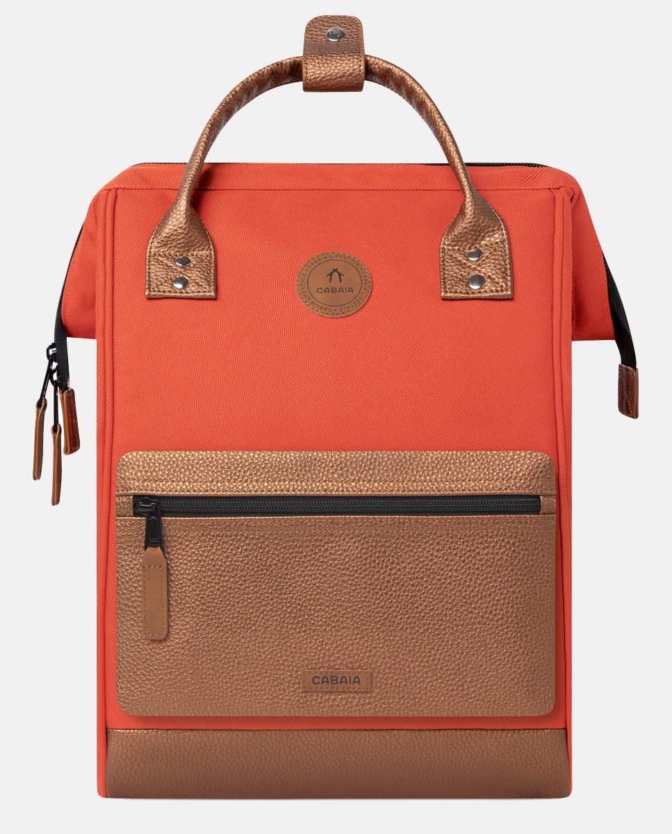 Mochila Média Bogotá Repelente à Água - Laranja Laranja-4