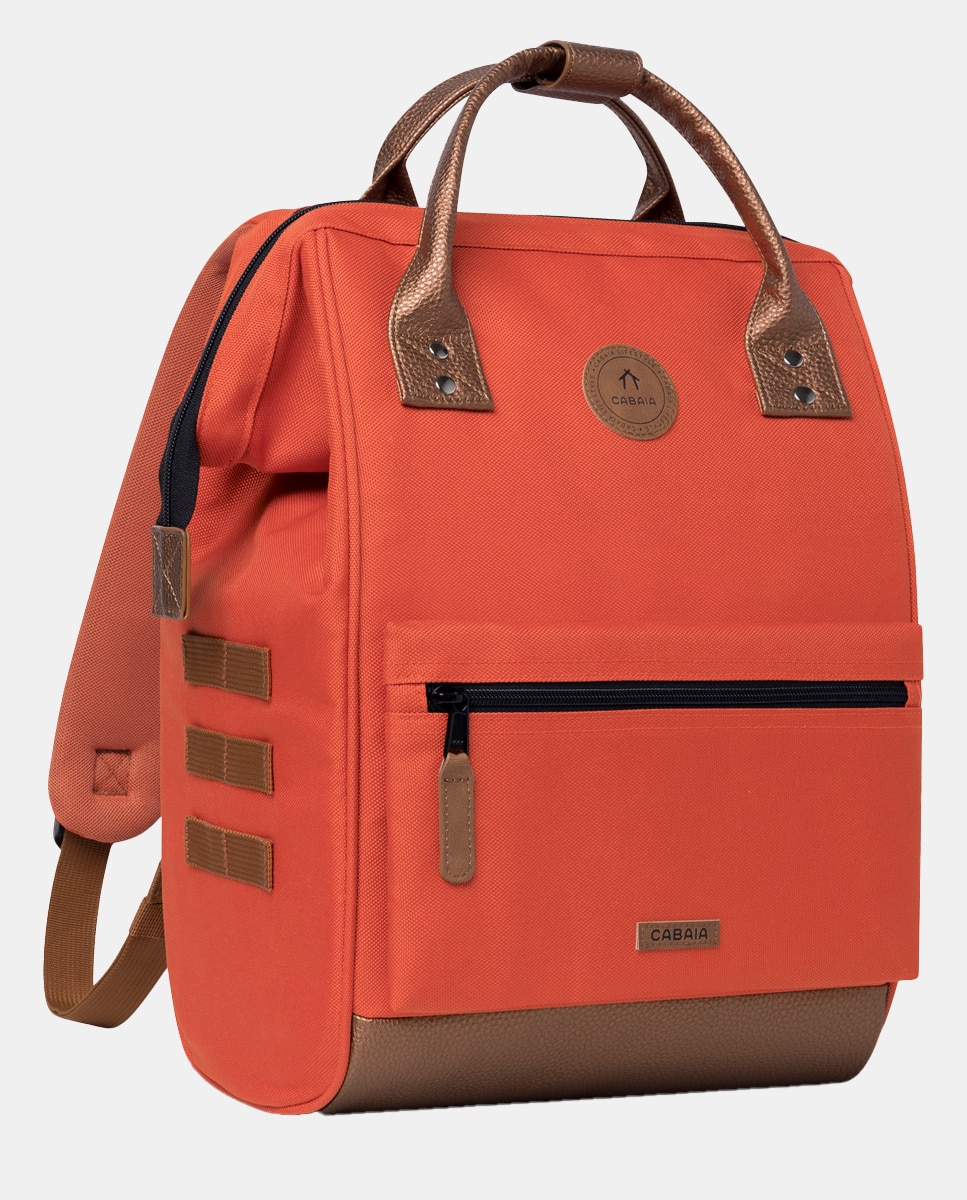 Mochila Média Bogotá Repelente à Água - Laranja Laranja-5