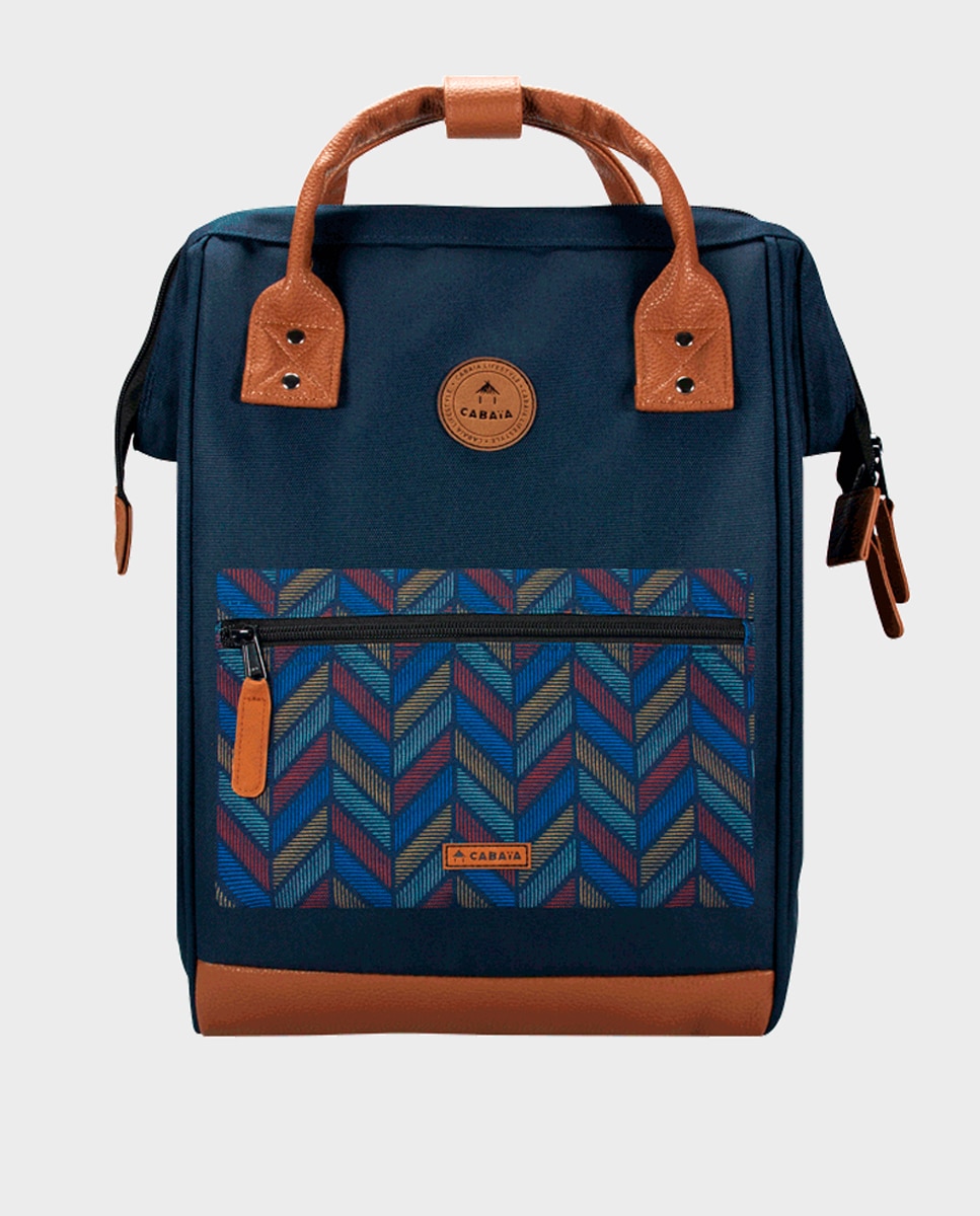 Imagem 0 de Mochila Média Chicago Repelente à Água - Azul-Marinho
