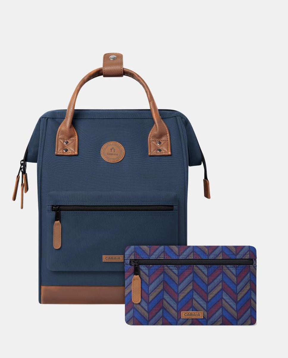 Mochila Média Chicago Repelente à Água - Azul-Marinho Azul-marinho-2