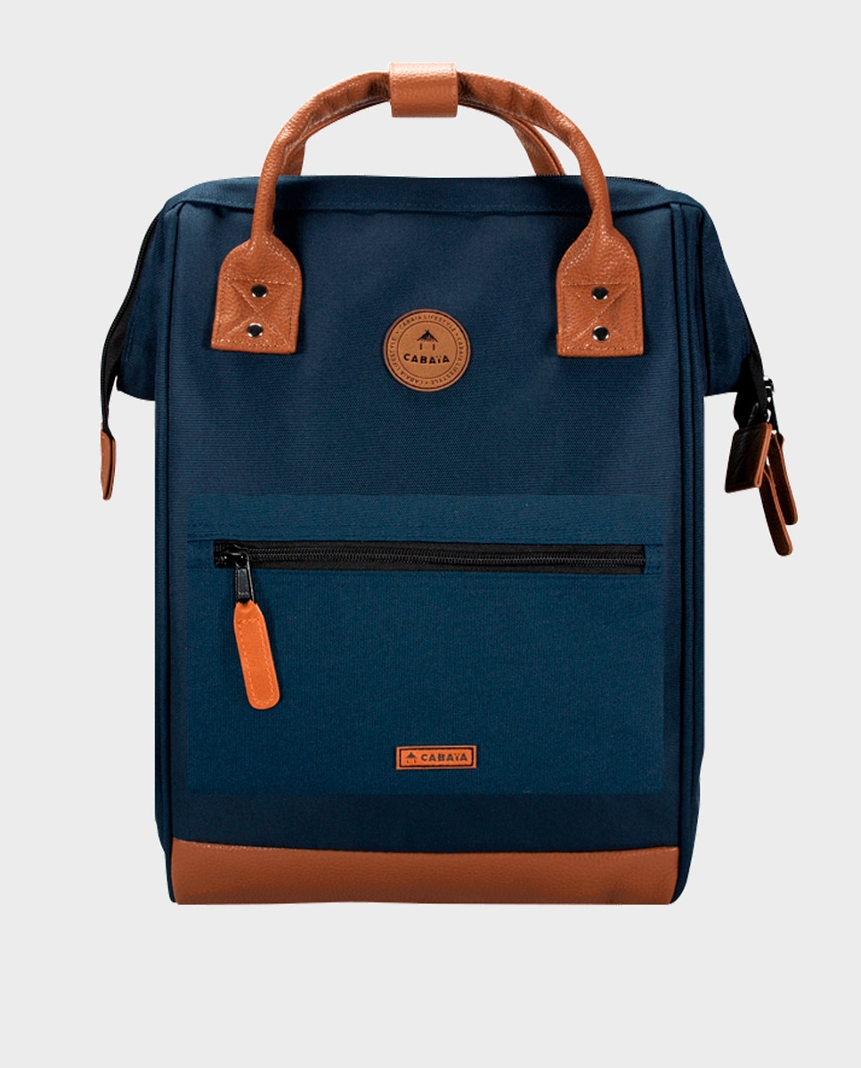 Mochila Média Chicago Repelente à Água - Azul-Marinho Azul-marinho-3