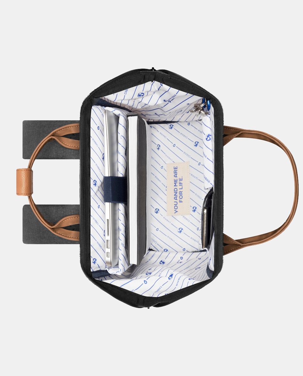 Mochila Média Londres Repelente à Água - Cinzento-Escuro Cinzento-escuro-8