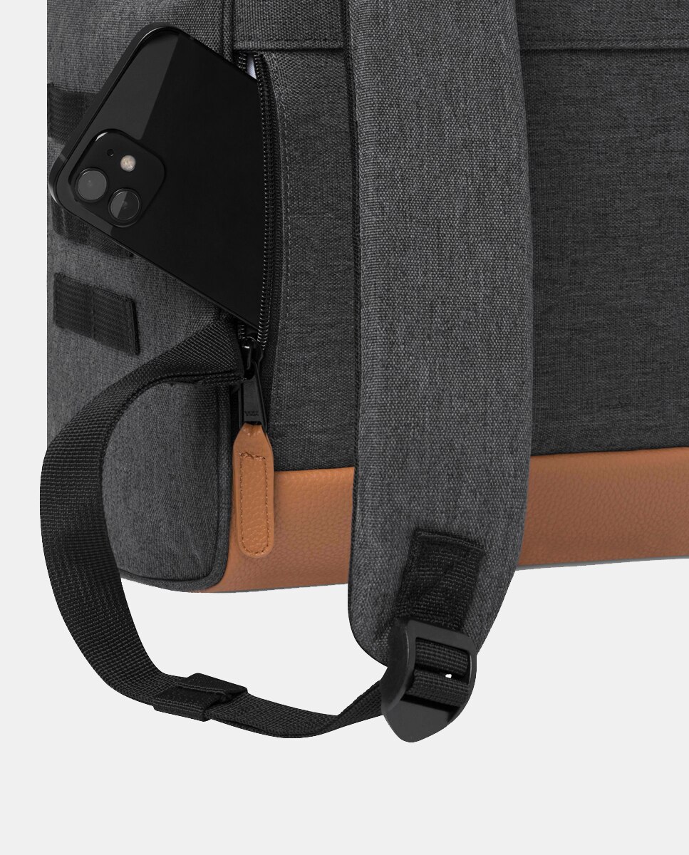 Mochila Média Londres Repelente à Água - Cinzento-Escuro Cinzento-escuro-9
