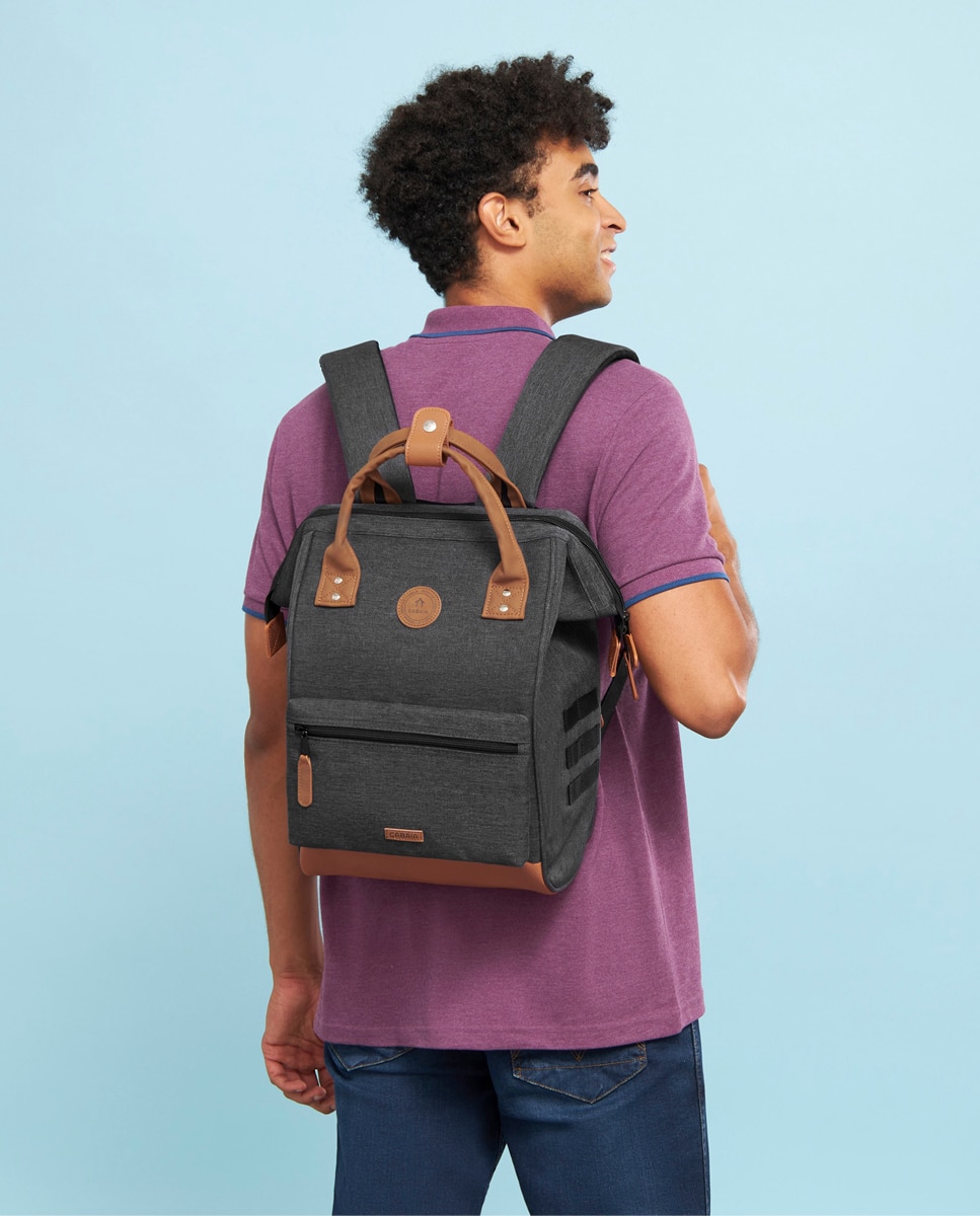 Mochila Média Londres Repelente à Água - Cinzento-Escuro Cinzento-escuro-10
