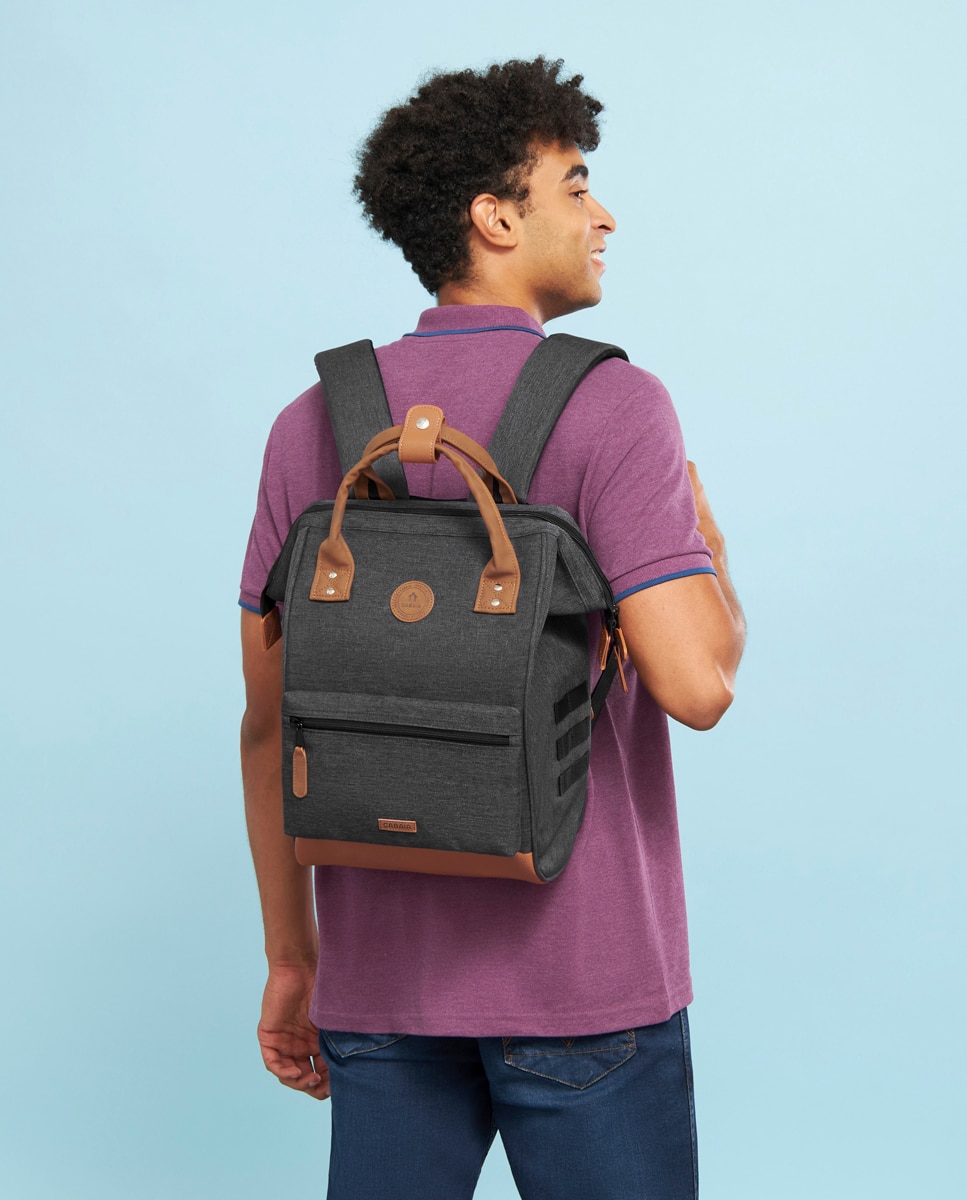 Mochila Média Londres Repelente à Água - Cinzento-Escuro Cinzento-escuro-12