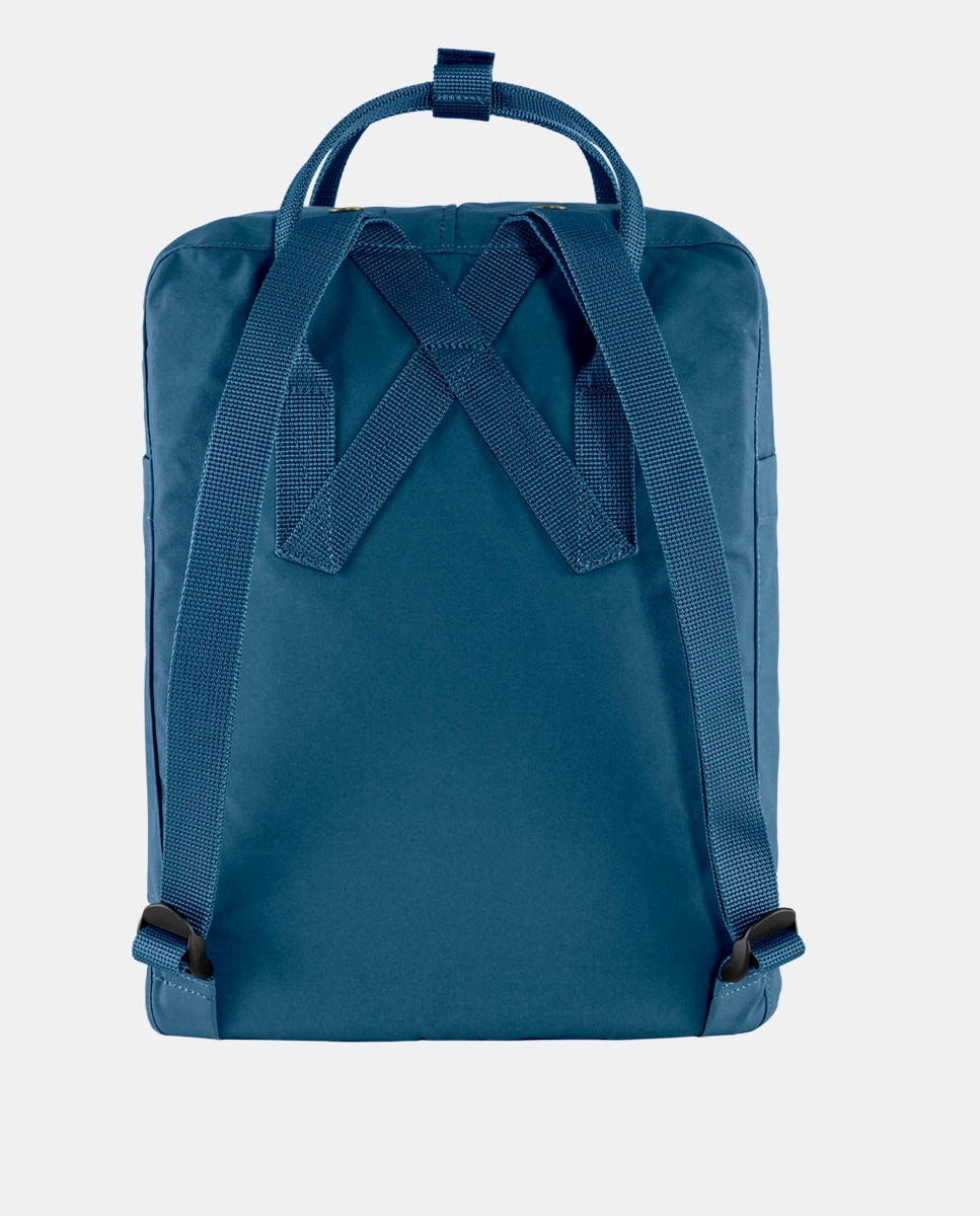Mochila Kånken com Fecho de Correr e Vinil - Creme Azul-4
