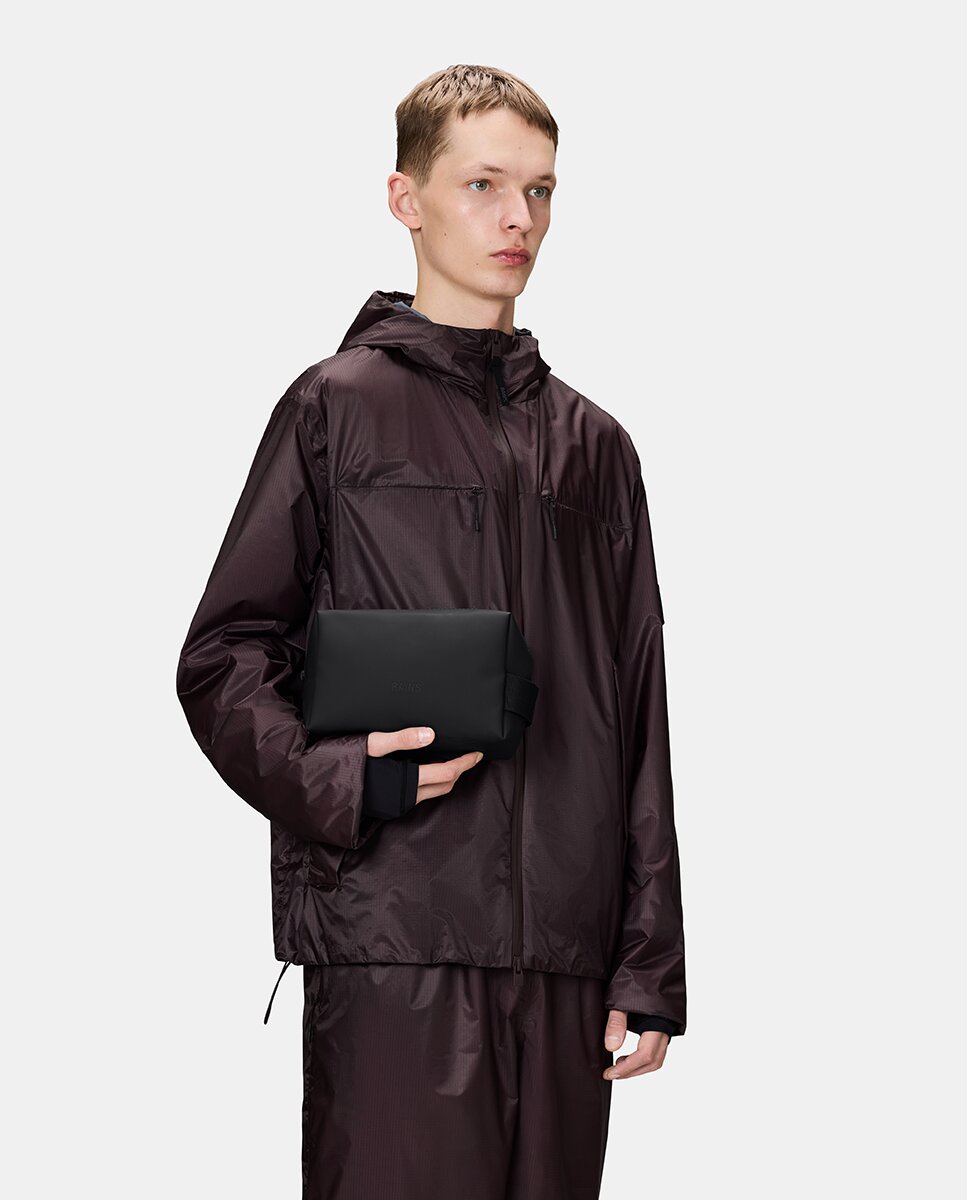 Nécessaire Médio Resistente à Água - Preto Preto-4
