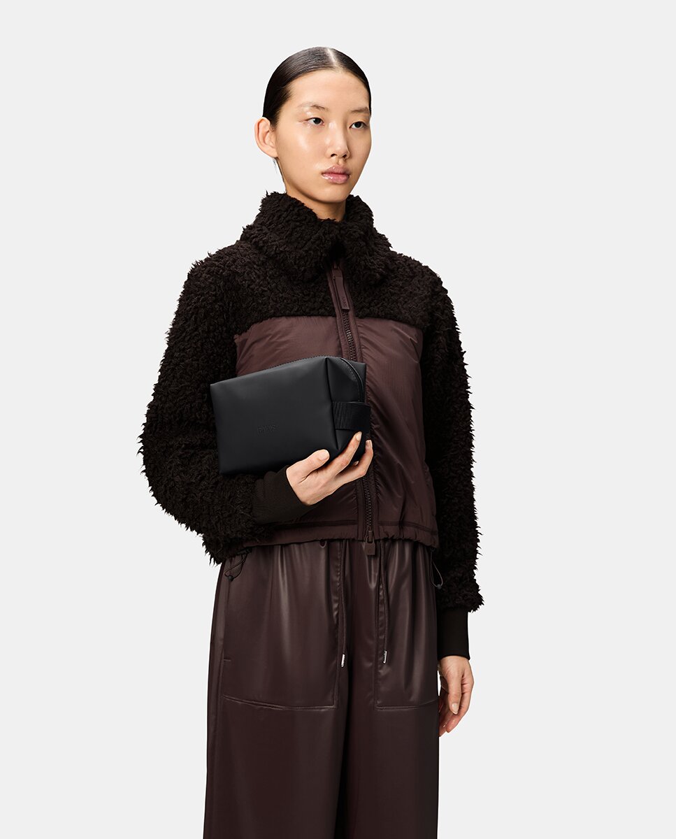 Nécessaire Médio Resistente à Água - Preto Preto-5