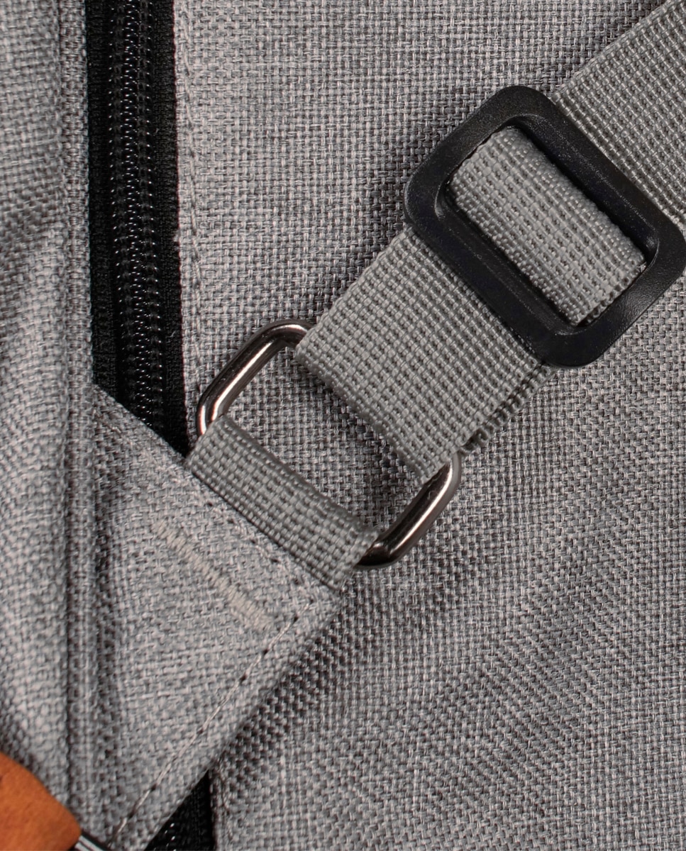 Mochila New York Medium Repelente à Água - Cinzento Cinzento-4