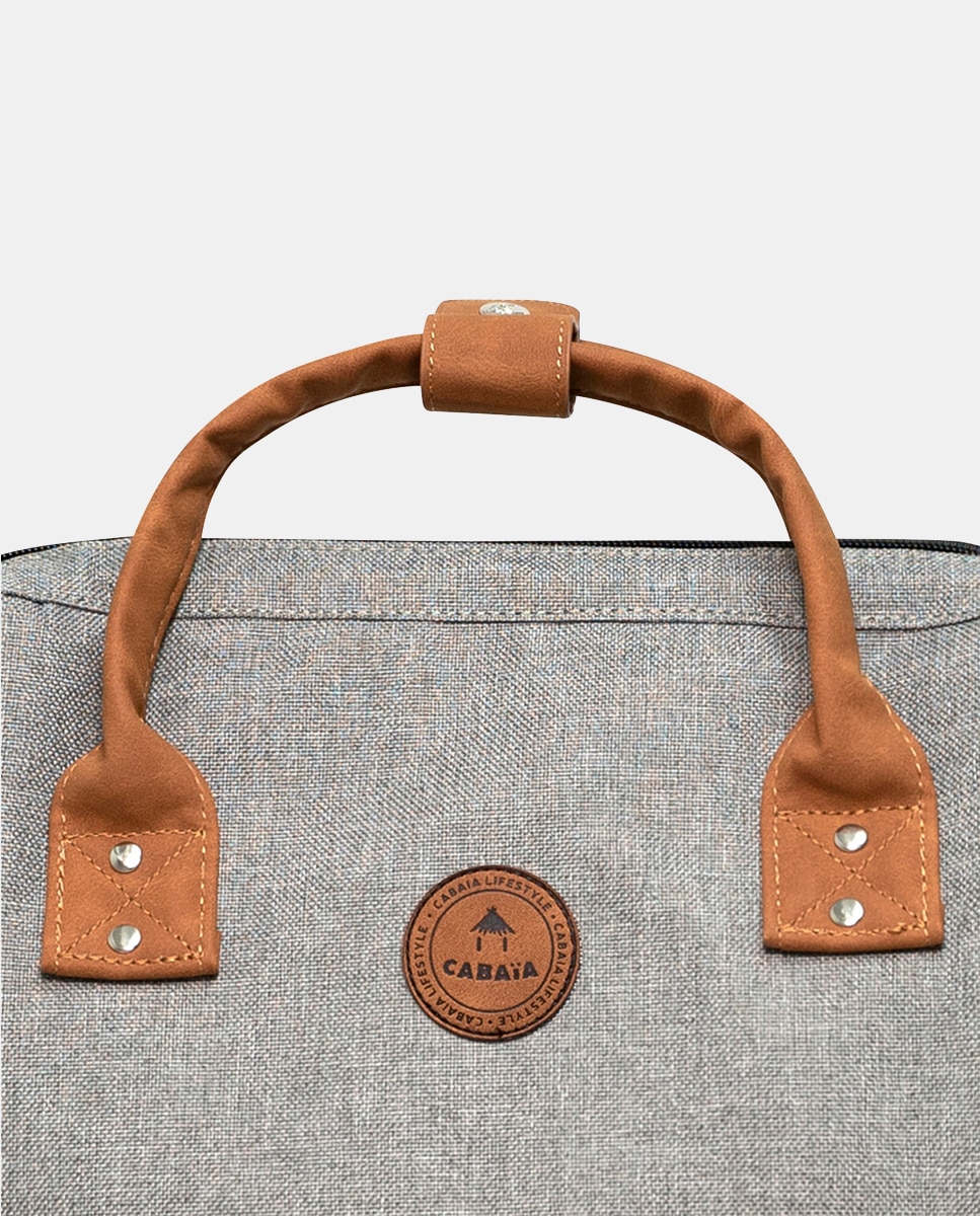 Mochila New York Medium Repelente à Água - Cinzento Cinzento-6