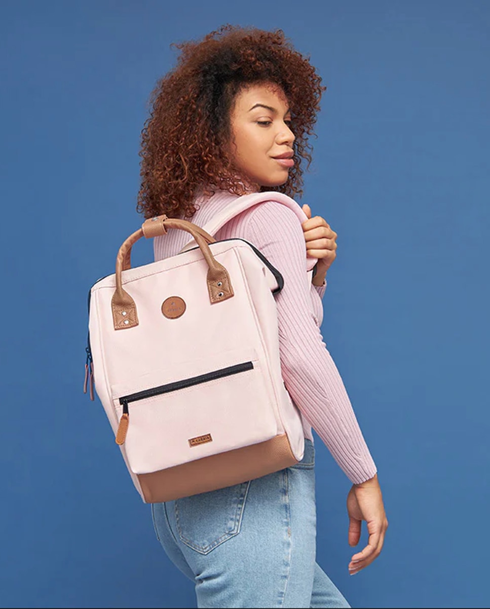 Mochila Orlando Medium Repelente à Água - Rosa Rosa-8