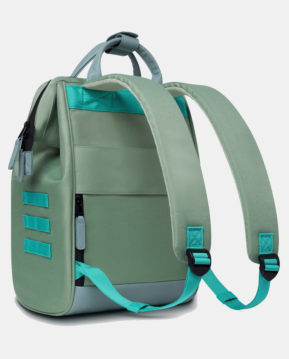 Mochila Seville Medium de Poliéster Reciclado - Verde Verde-claro-5