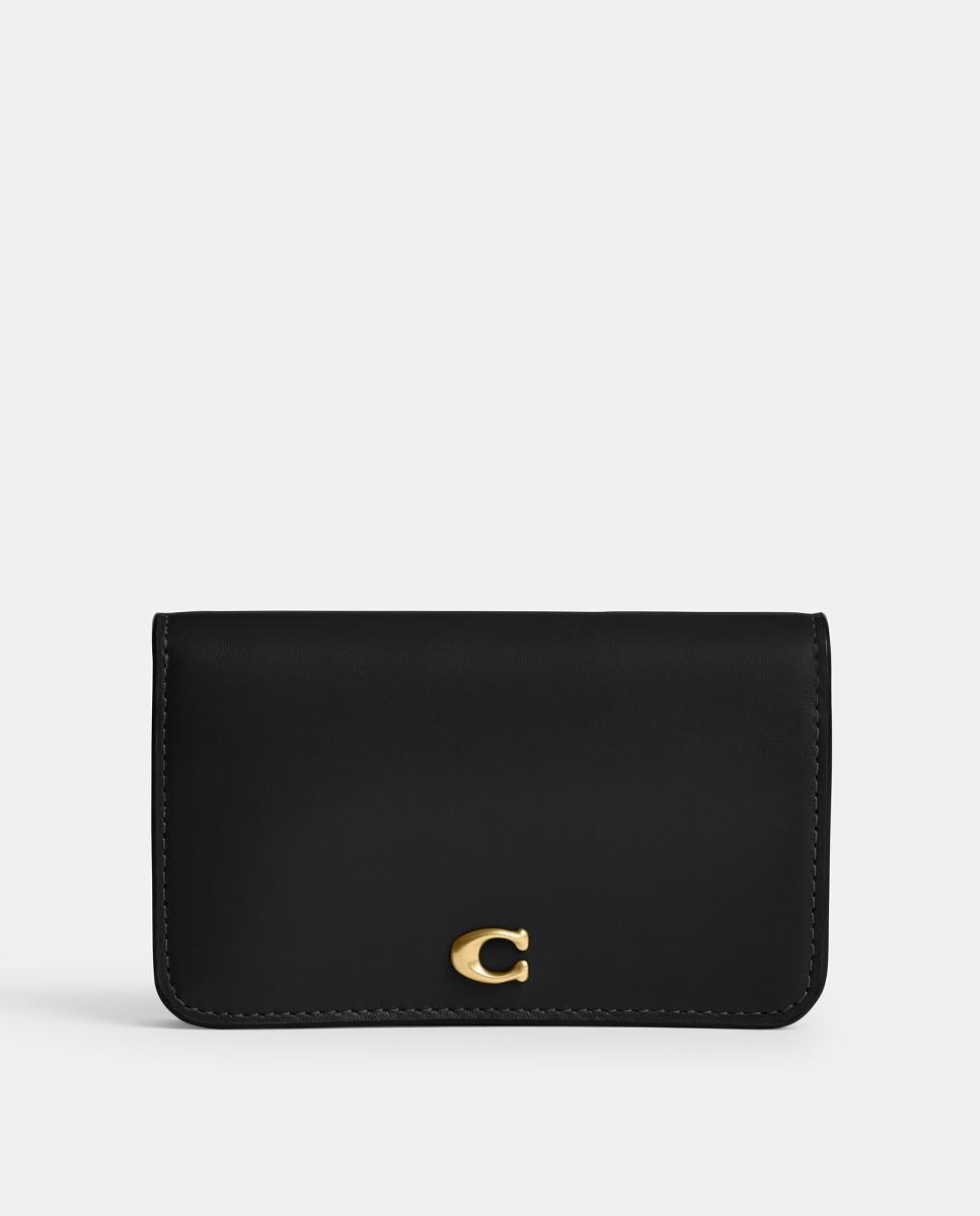 Imagem 0 de Carteira Slim em Pele com Bolso