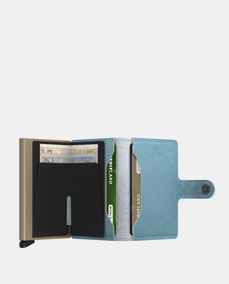 Porta-Cartões em Pele com Estampado de Arte e Proteção RFID Multicolor-4