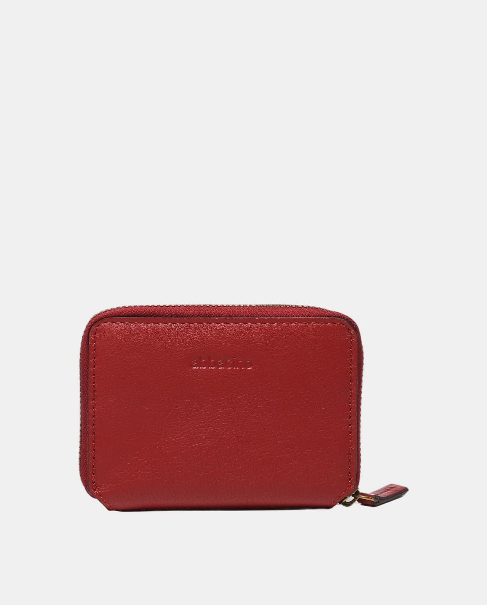 Porta-Cartões Freedom em Pele Vermelho-3