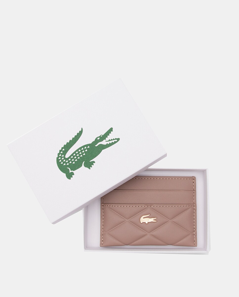 Porta-Cartões de Couro Taupe-2