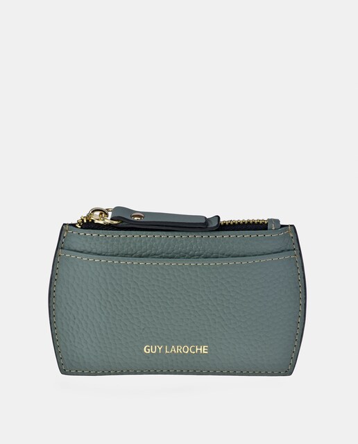 Imagen 0 de Tarjetero mujer de Guy Laroche con cremallera en piel floater