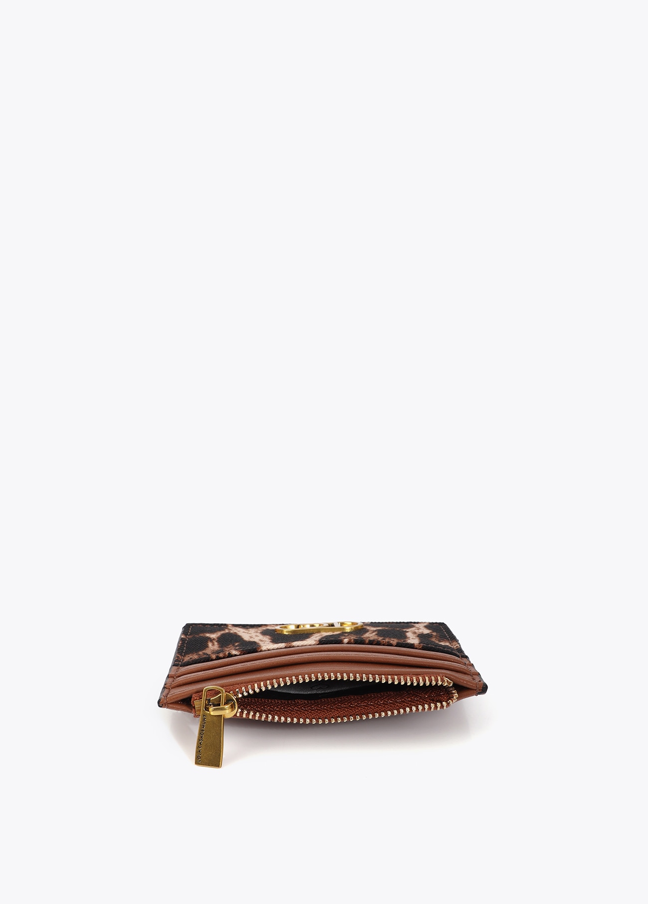 Porta-Cartões com Animal Print Castanho-escuro-4