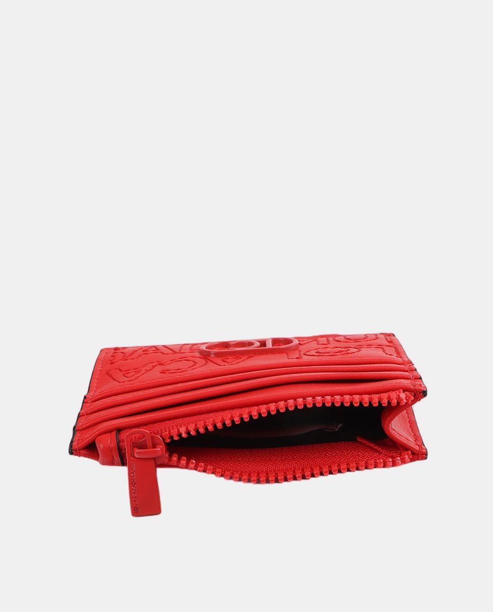 Porta-Cartões de Pespontos com Logótipo Coral-5