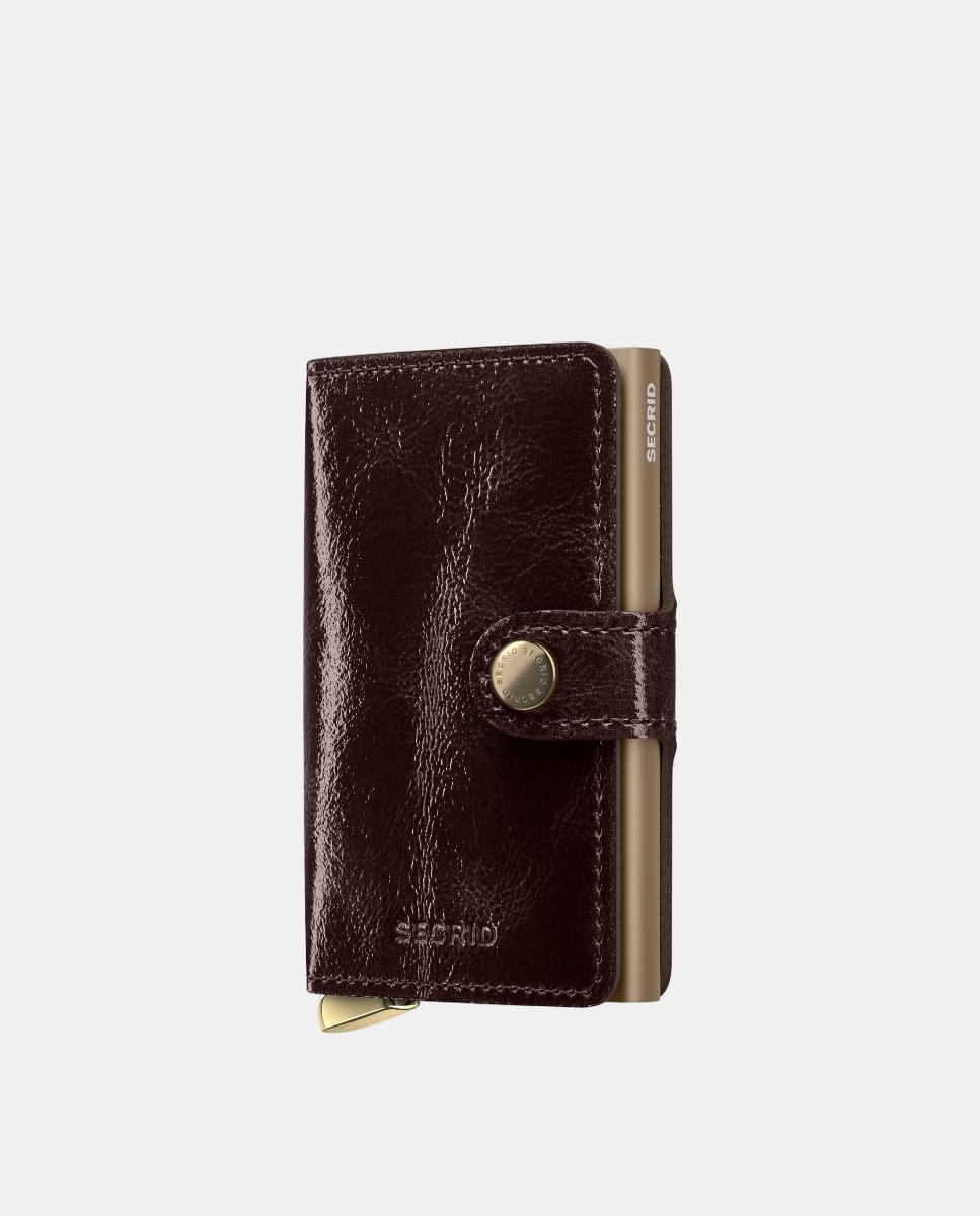 Imagem 0 de Porta-Cartões em Pele Naplak com Proteção RFID - Mahogany