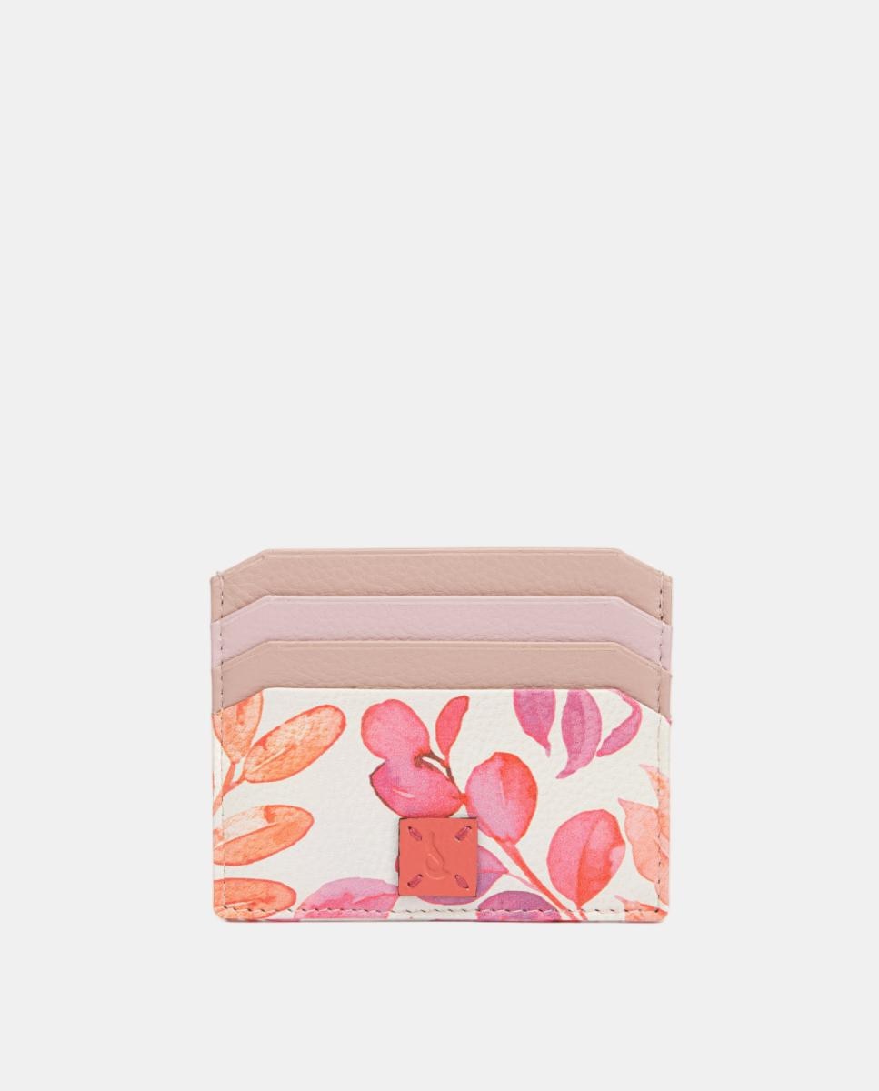 Imagem 0 de Porta-Cartões em Pele com Estampado
