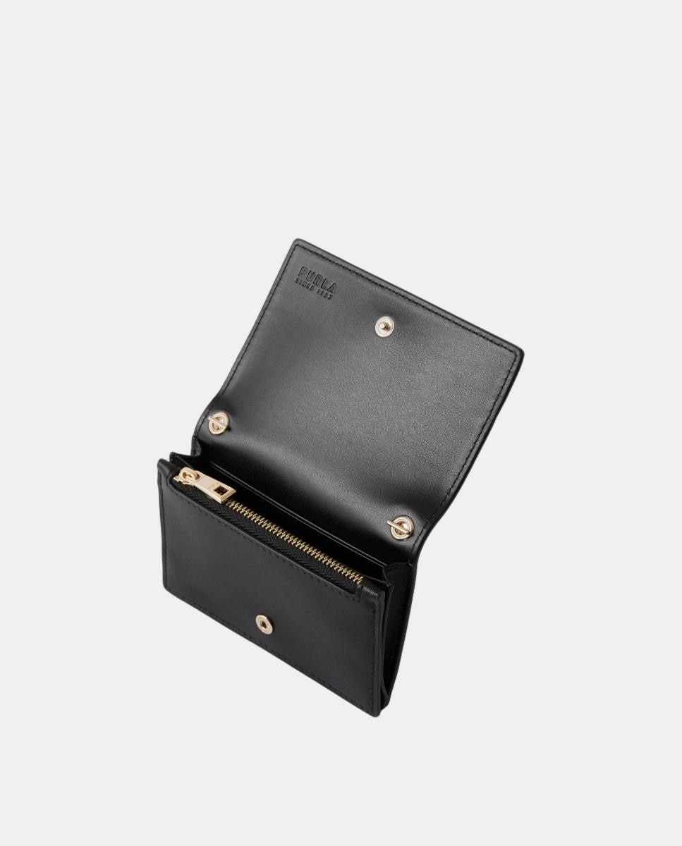 Porta-Cartões Lia com Corrente para Pulso Preto-3