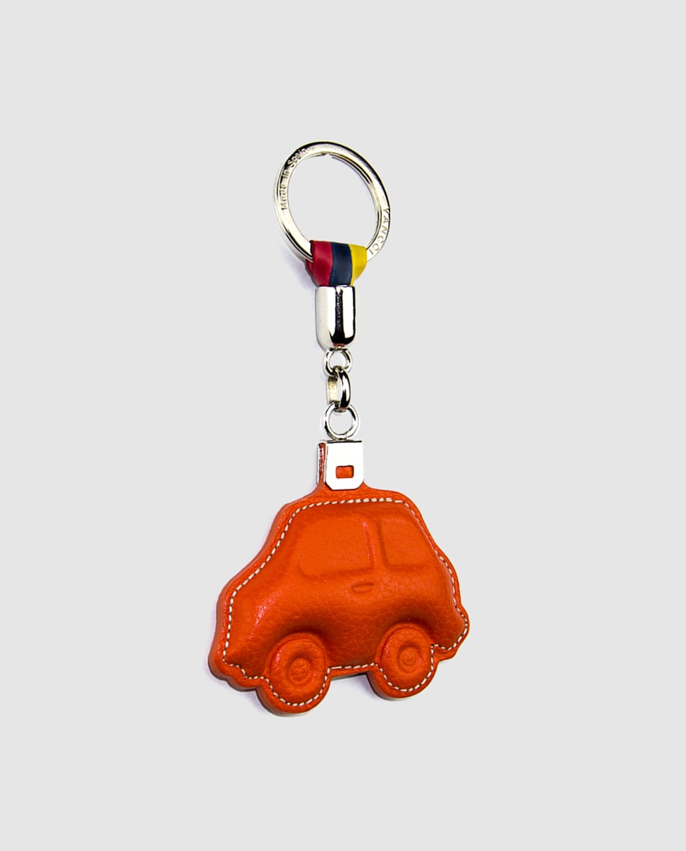 Imagem 0 de Porta-chaves em pele com forma de carro