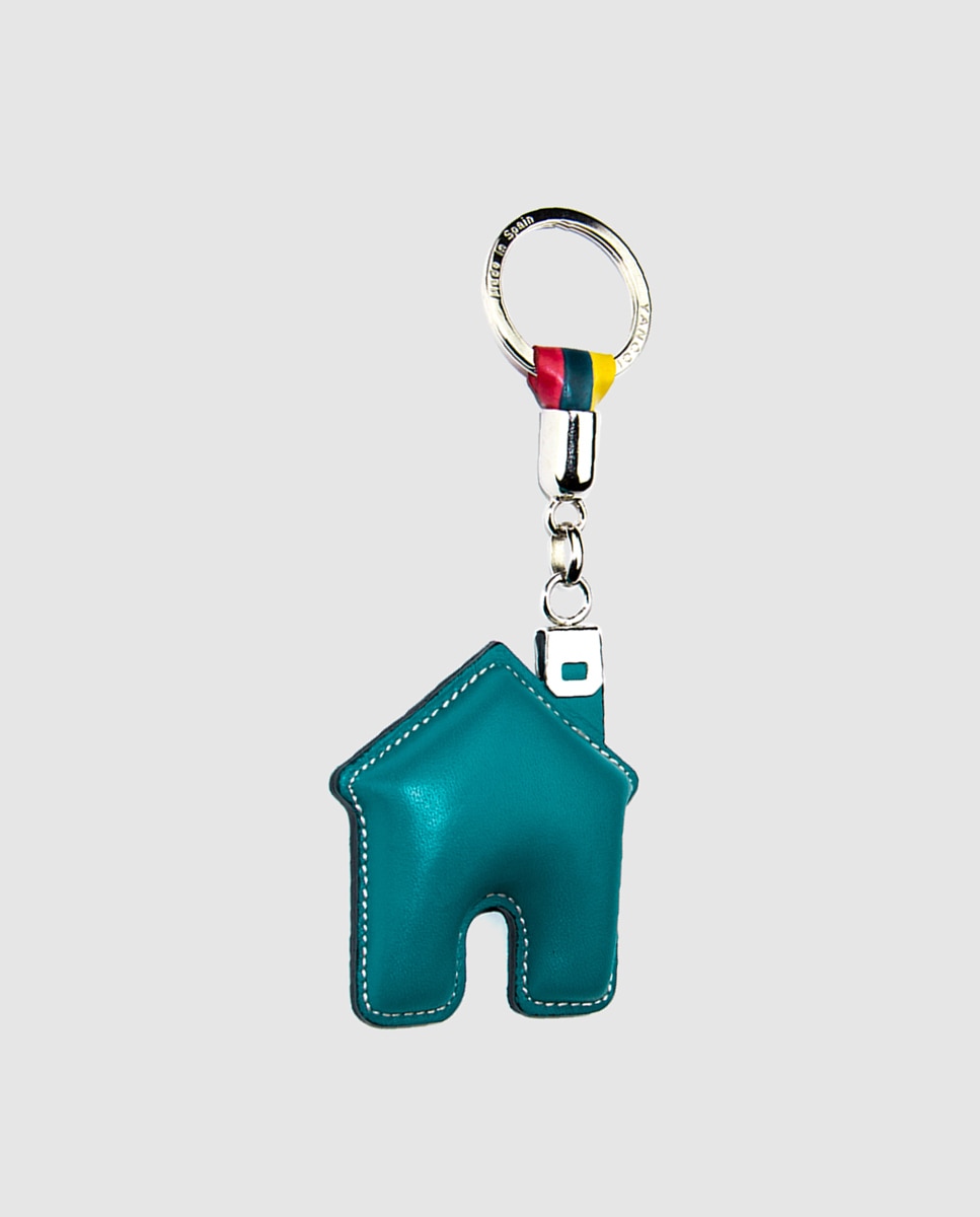 Imagem 0 de Porta-chaves em pele com forma de casa