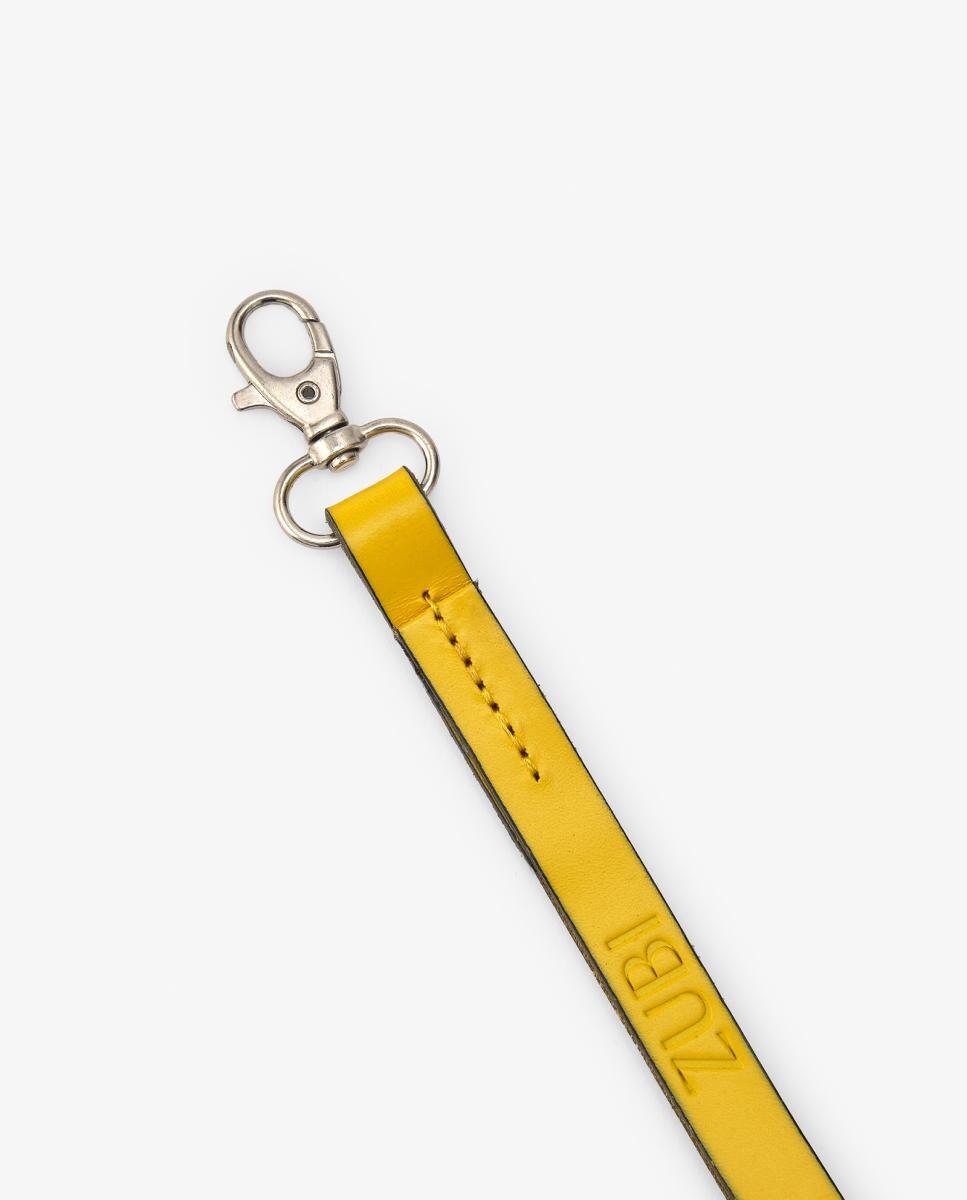 Alça em Pele - Amarelo Mostarda Amarelo-2