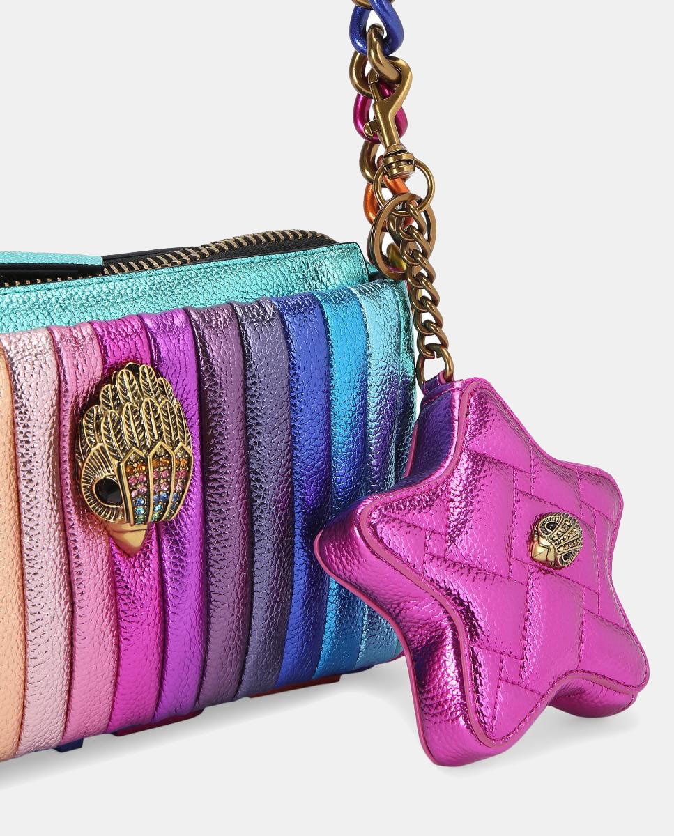 Conta de Estrela em Pele Fúcsia-4