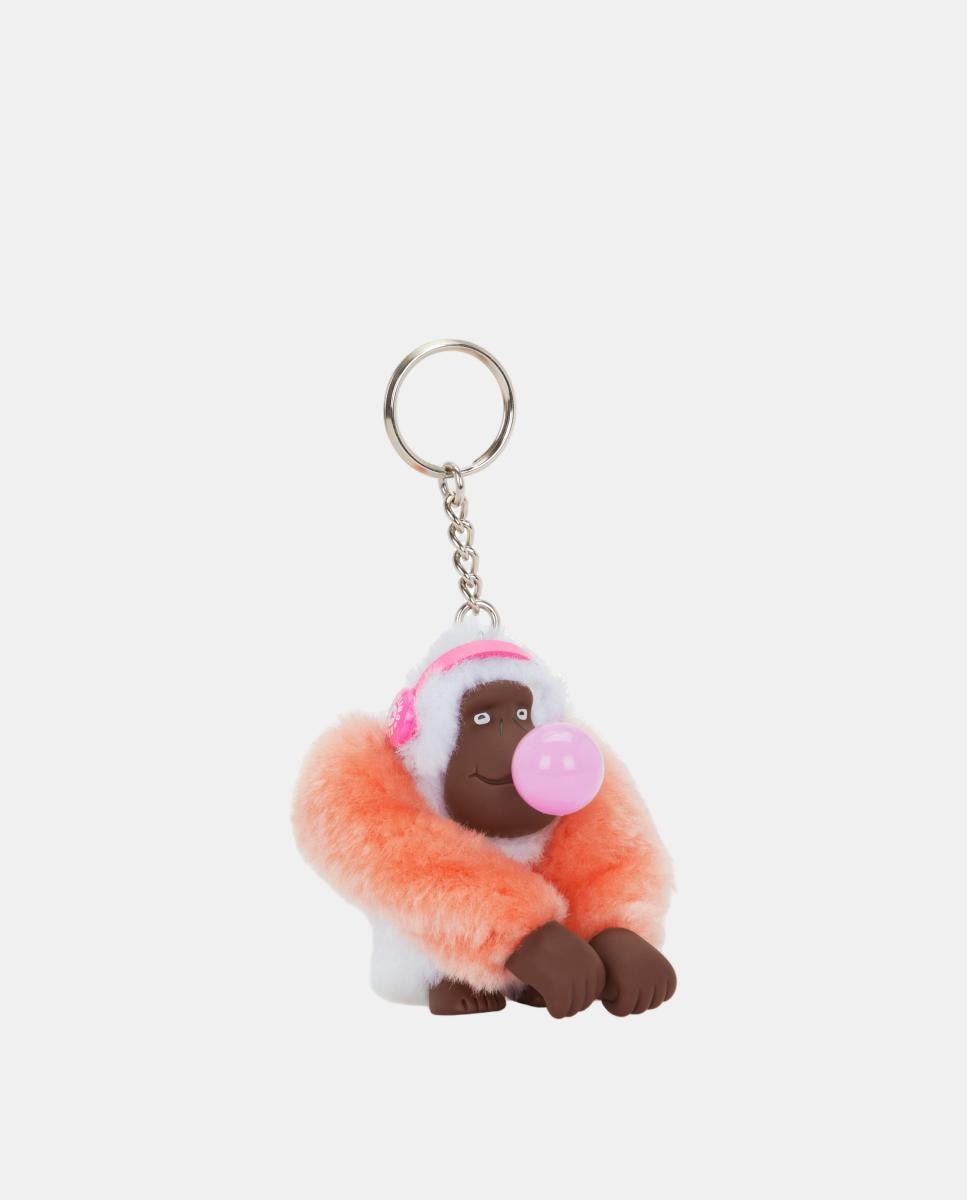 Porta-Chaves em Forma de Macaco, Modelo Easy Life Monkey Laranja-2