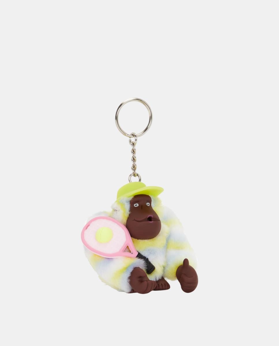 Porta-Chaves Coleção em Forma de Macaco, Modelo Racket Monkey Branco-2