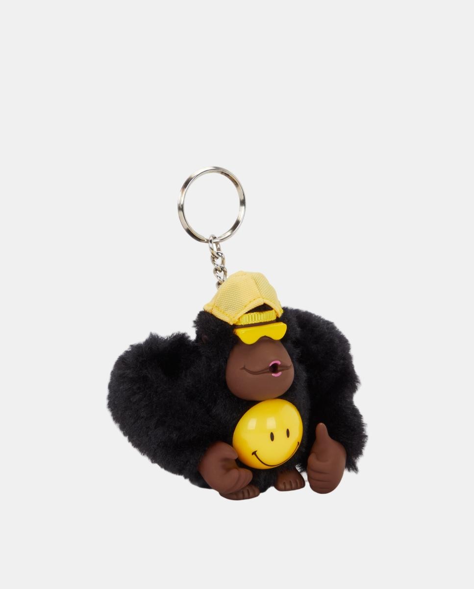 Porta-Chaves Coleção em Forma de Macaco, Modelo Fun Ball Monkey Preto-2