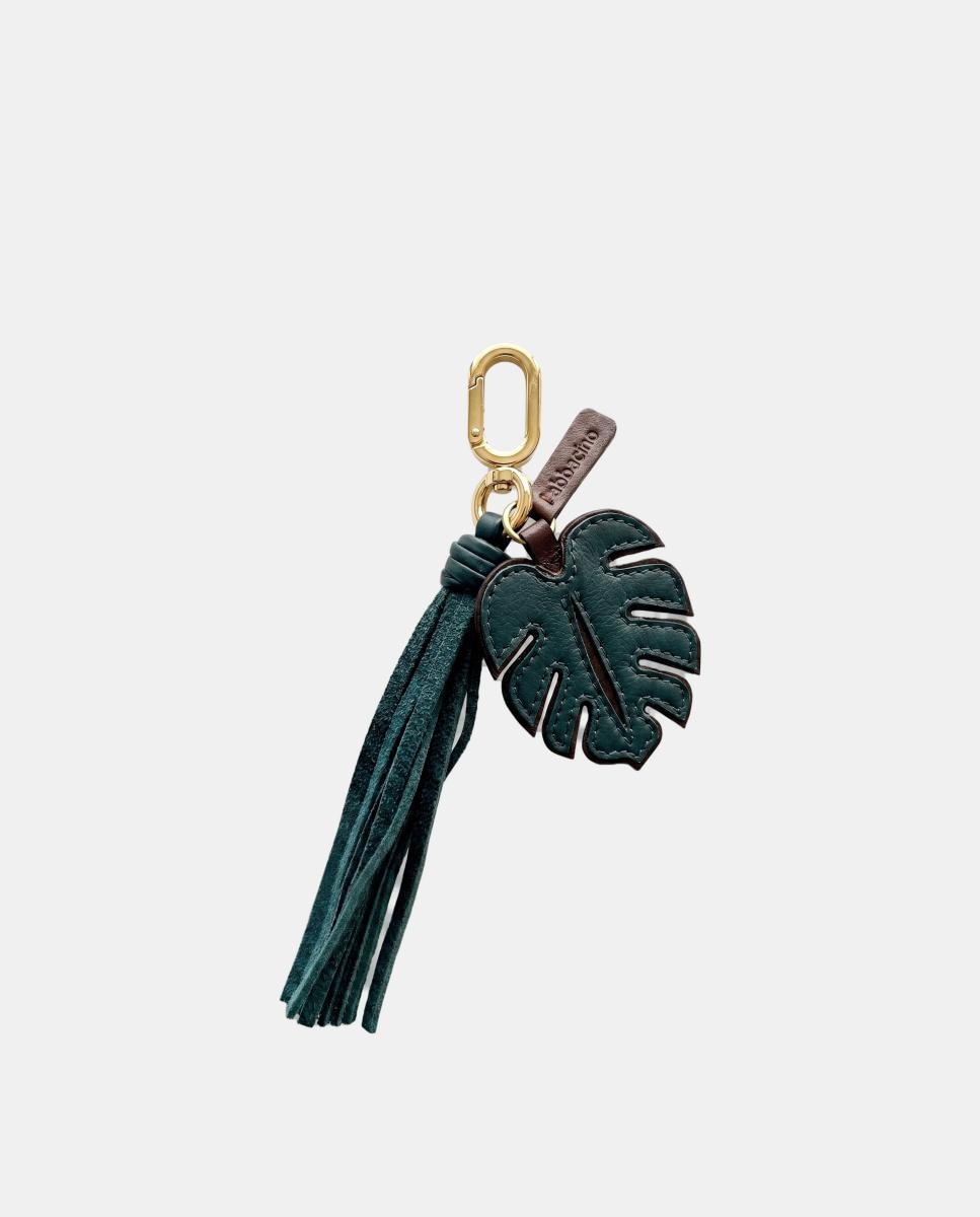 Imagem 0 de Porta-chaves Charm em Pele Folha