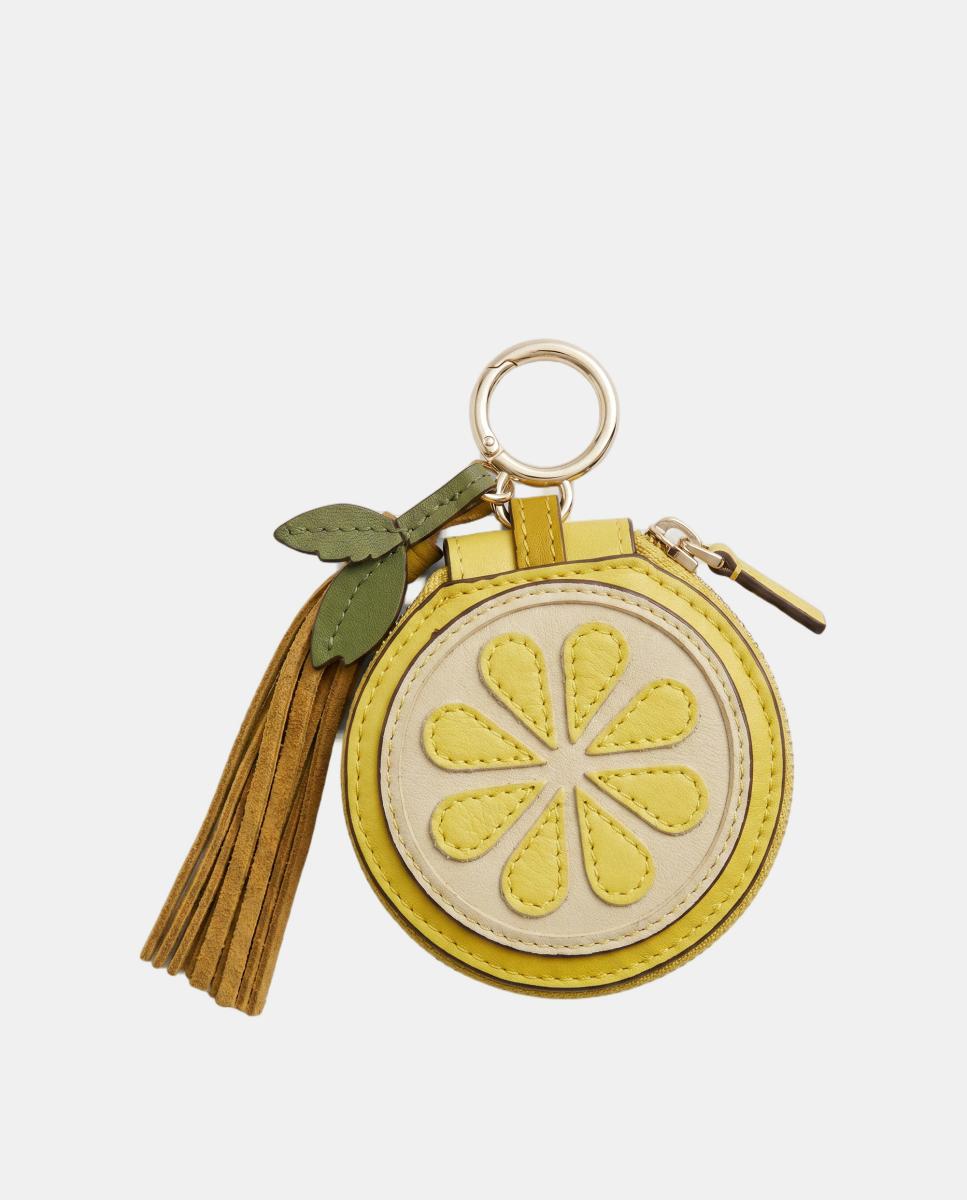 Imagem 0 de Porta-chaves Charm Limão em Pele
