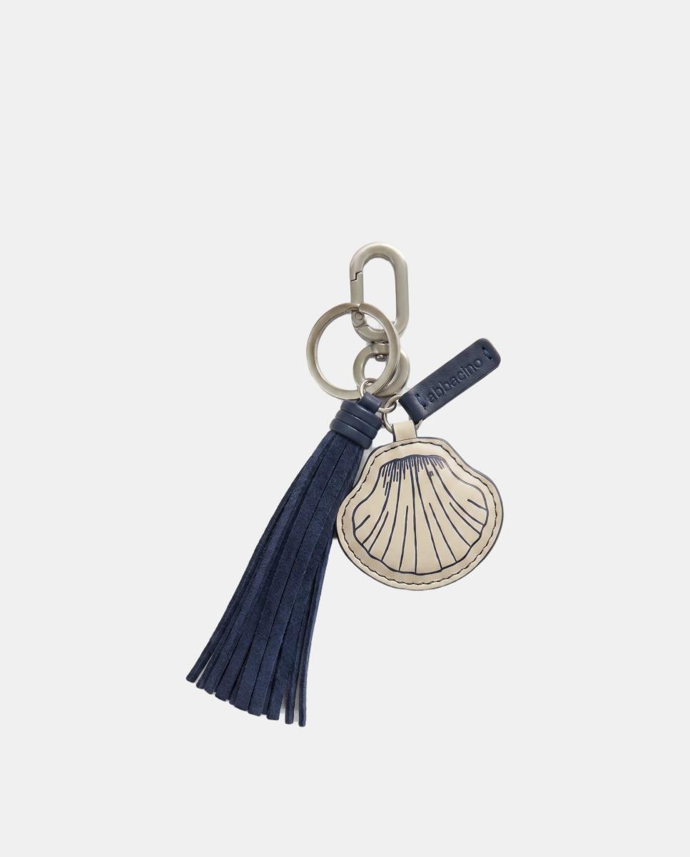 Imagem 0 de Porta-chaves Charm Concha em Pele