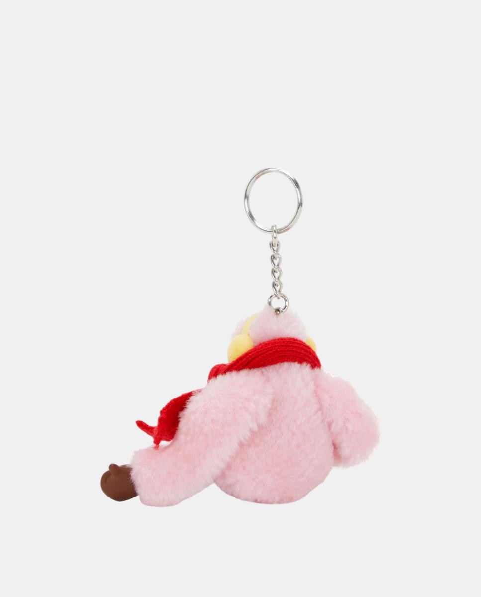 Mono coleccionable bola de nieve invierno - Kipling - Rosa Rosa-2
