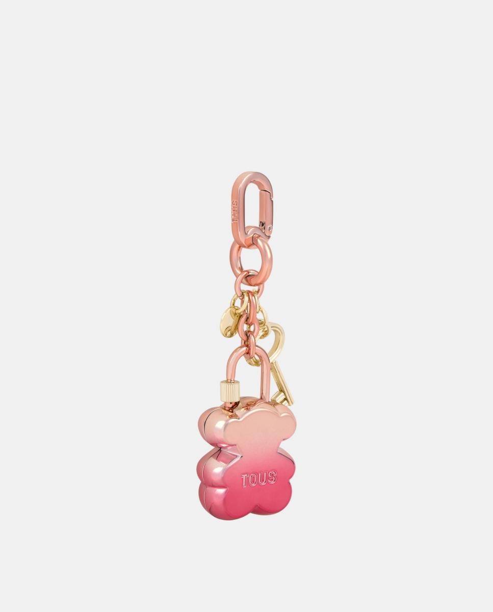 Porta-Chaves em Forma de Urso Rosa-2