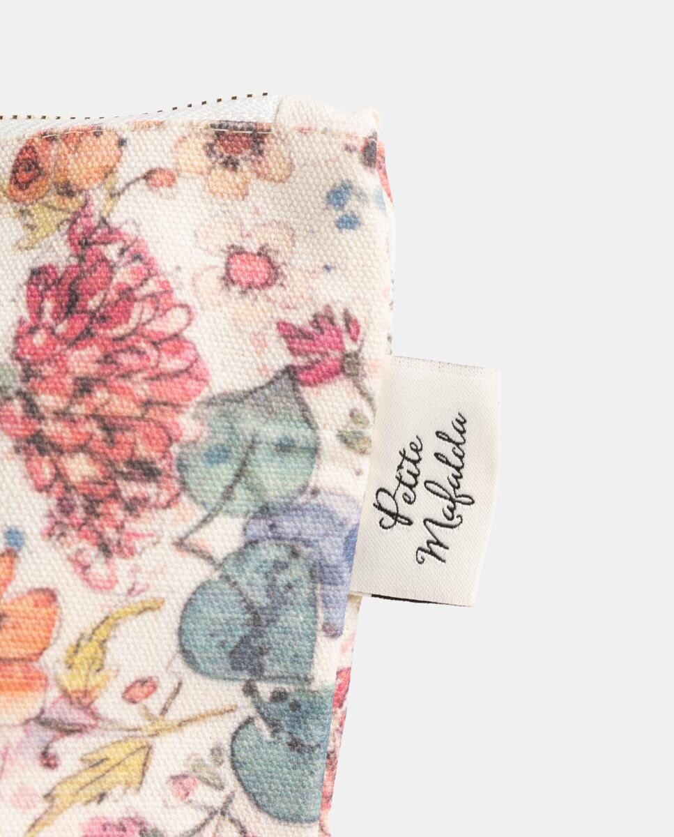 Mala de Mão com Estampado Floral Multicolor-3